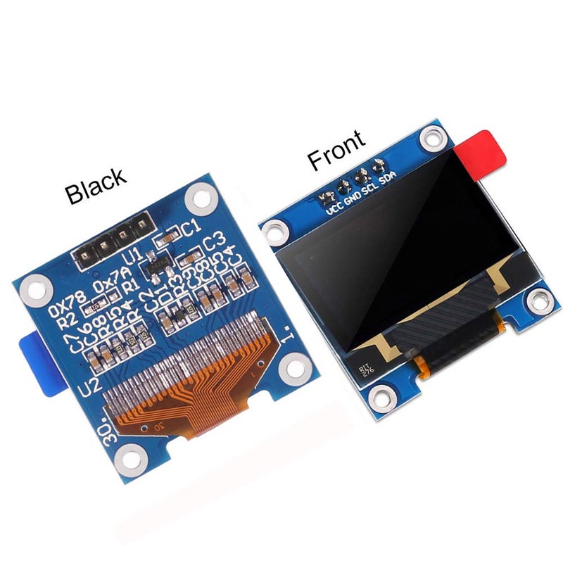 DORHEA 6PCS 0.96â€™â€™ OLED Display Module 12864 128x64 Pixel LCD White Light SSD1306 Driver Board I2C Serial 0.96 inch IIC Chip 4 Pin Self-Luminous Display Board Compatible with Raspberry Pi - Image 3